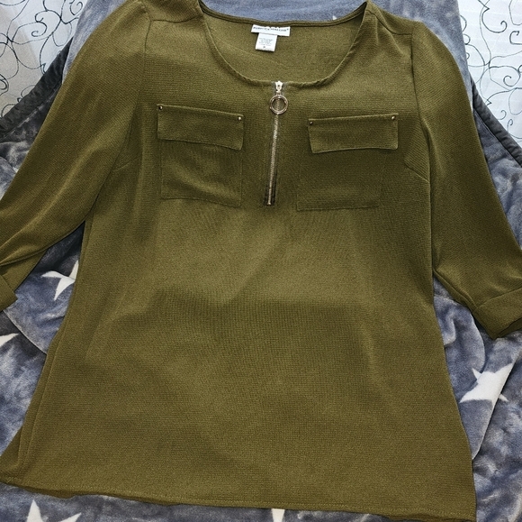 🛒💰Rebecca Malone zipper tunic - Picture 7 of 12